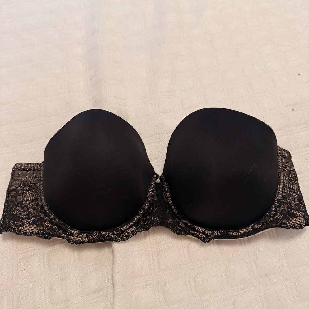 Torrid Black Lace Strapless Bra
